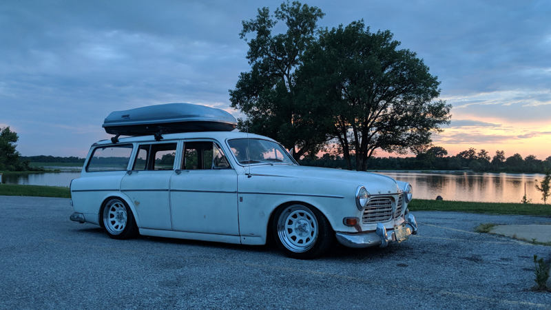Illustration for article titled The Best Thing to Do With Your Freshly Engine Swapped 1966 Volvo Is Drive Across the Country